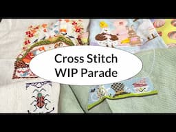 The Crafty Toads - CROSS STITCH WIP PARADE, Flosstube