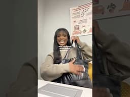 what’s in my bag #universitylife #whatsinmybag #torontolife #universityvlog #blackgirlvlogger