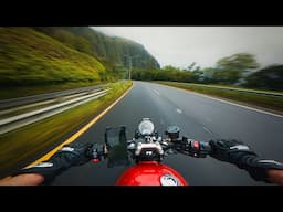 Motovlogging in HAWAII | Triumph 900 Street Twin Scenic Ride