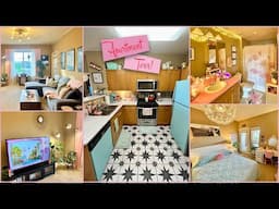 APARTMENT TOUR!  RETRO, KITSCHY, COLORFUL, BURSTING WITH PLANTS & PETS :)