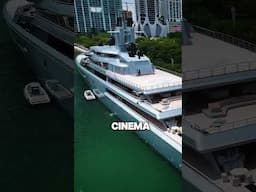 The $450 MILLION “Dragonfly” Mega Yacht 😱 owned by Google Cofounder Sergey Brin in Miami! #yacht