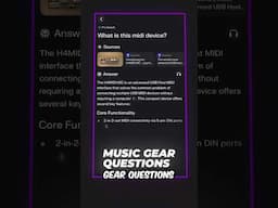 How I Use AI To Answer My MUSIC GEAR Questions: Perplexity AI