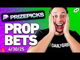 TOP PRIZEPICKS MLB, NBA & NHL PLAYER PROPS for TODAY 4/30 | Sports Betting (LIVE)
