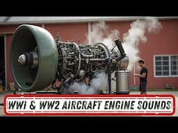 EPIC AIRCRAFT ENGINE SOUNDS FROM WWI & WWII