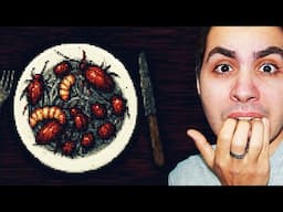 MANGIO INSETTI SCHIFOSI su 3 GIOCHI HORROR A CASO!