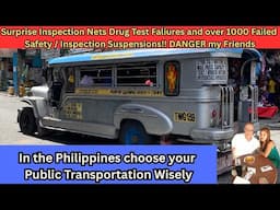 Philippines CRACKS DOWN on Reckless Drivers with surprise inspections and drug testing