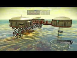 Found some bugs in No Man's Sky while building a water base