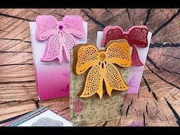Make a gift bag WITHOUT METAL DIE CUT - #Alinacutle® #AlinaCraft #handmadecards