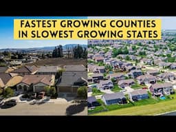 What Is the Fastest Growing County in Each of the 25 Slowest Growing States?