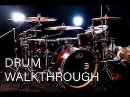 MY DRUM SETUP!!