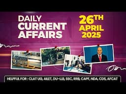 Top news of the day | 26 April 2025 | Current Affairs
