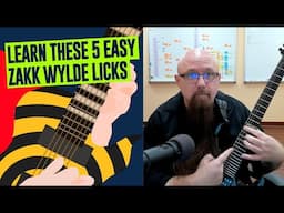 5 Pentatonic Licks In The Style Of Zakk Wylde