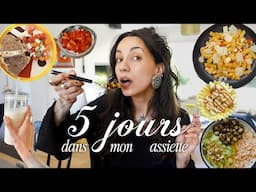 5 JOURS DANS MON ASSIETTE  *édition recettes rapides, simples et 100% flemme friendly*