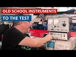 Testing Retro Lab Gear: Power Supply, Signal Generator & Oscilloscope! - Old is gold!