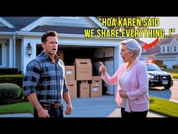 HOA Made My Garage Their Storage—So I Changed the Locks and Called the Sheriff...