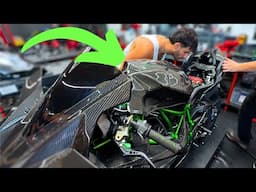 Installing The H2R CARBON TANK!