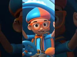 Let’s Go! Blippi Station is ON! 🧡🚙  Learn with #Blippi #BlippiWonders #Shorts
