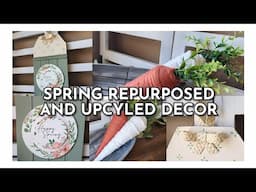 Spring Upcycle and Repurpose Home Decor