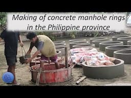 Handmade manhole rings - Mindanao, Philippines