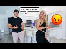 Telling my wife “IT’S FLAT” to see how she reacts!