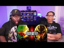 Kidd and Cee Reacts To Master Chief VS Doom Slayer (Halo VS Doom) | DEATH BATTLE!