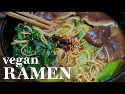 One-pot & Protein-Packed: This SPICY MISO *VEGAN* RAMEN is the Ultimate 10-Min Comfort Meal🍜
