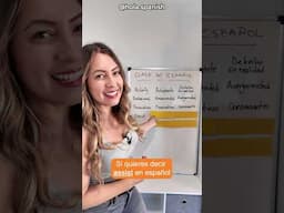 ❌ False Cognates ❌ in Spanish⁠