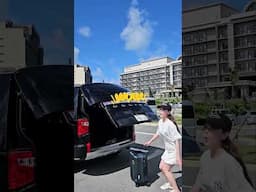 짐을 차에 싣다 Load the luggage into the car