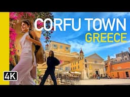 CORFU, Greece: Old Town Walking Tour 2025 4K UHD [captions]