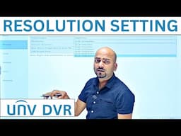 Resolution setting in UNV DVR ⚡ Camera Resolution Setting #unv