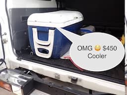 Stealth Yeti Cooler hidden in plain sight