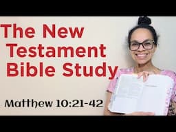 Matthew 10:21-42 Topic: Jesus Didn't Come To Bring Peace