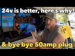 24v Multiplus 2x120 is better than 12v or 48v for RV solar! #rvlife #rvlivingfulltime #rvsolar