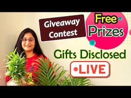 10 Prizes list disclosed for giveaway contest/ Gardening Discussion #gardening