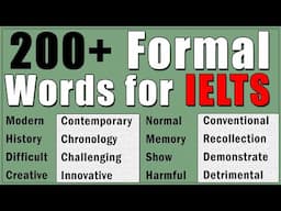 200+ Essential Formal Words for IELTS Writing: Write Like a Pro