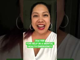 Dial 988 in a mental health emergency for support from licensed counselors.