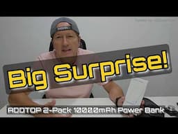 ADDTOP 2-Pack 10000mAh Power Bank Review – Slim, Stylish & Surprisingly Large Capacity Charger