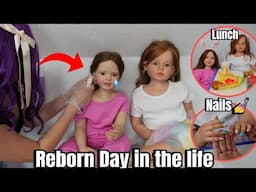 Reborn doll Autumn and Ava's day in the life Ava gets her ears pierced at Clarie's
