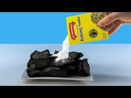 Mix Baking Soda with Charcoal 😱You Will not Believe the Incredible Result