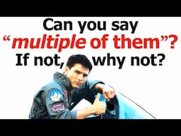 Why do multiple people say MULTIPLE so multiple times?