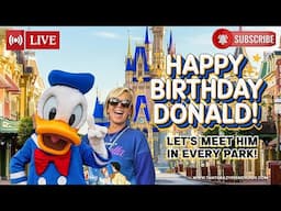 Visiting Donald Duck and checking pin boards #live 6/9/25