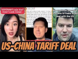 Americans reacts to US strikes deal with China.