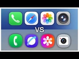 iOS 26 Preview vs One UI 7 Icons!