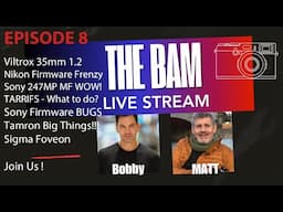 Viltrox 35mm In Hand | Nikon Firmware Frenzy | 247MP Sony MF sensor | Tarrifs now what? More BAM POD
