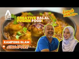 Letting My 70yo Dad Try Halal Western Fusion Café Food | Lunch With Us: Singapore
