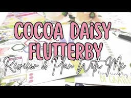 Plan With Me| Monthly Dashboard| Cocoa Daisy Flutterby Review
