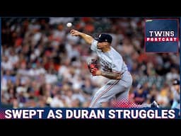 TWINS POSTCAST: Twins GET SWEPT vs. Astros As Johan Duran Struggles In 9th Again, 2-1