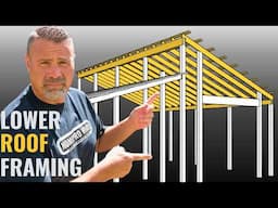 Pole Barn Build on a Budget | Upper Roof Framing & Rafters (3)