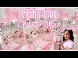 UPDATED VANITY TOUR! DECLUTTER+NEW MAKEUP!