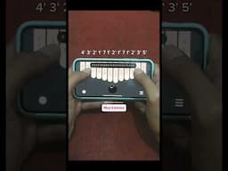 Homecoming Samsung Alarm 👻 easy tabs kalimba app #keylimba #music #cover #kalimba #tutorial